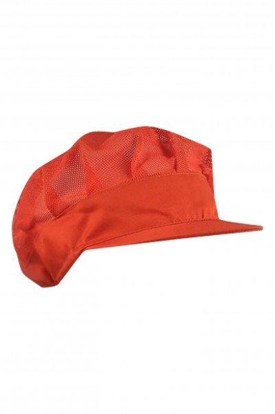 CHFH-010 custom-made chef's work net cap, cap, dust cap, workshop, waiter's cap. back view